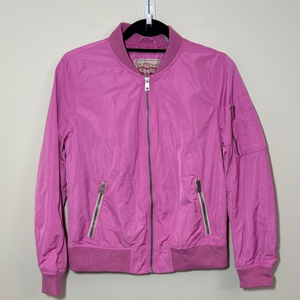 Levi's Pink Bomber Jacket
